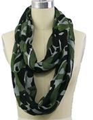 Draped & looped infinity style scarf