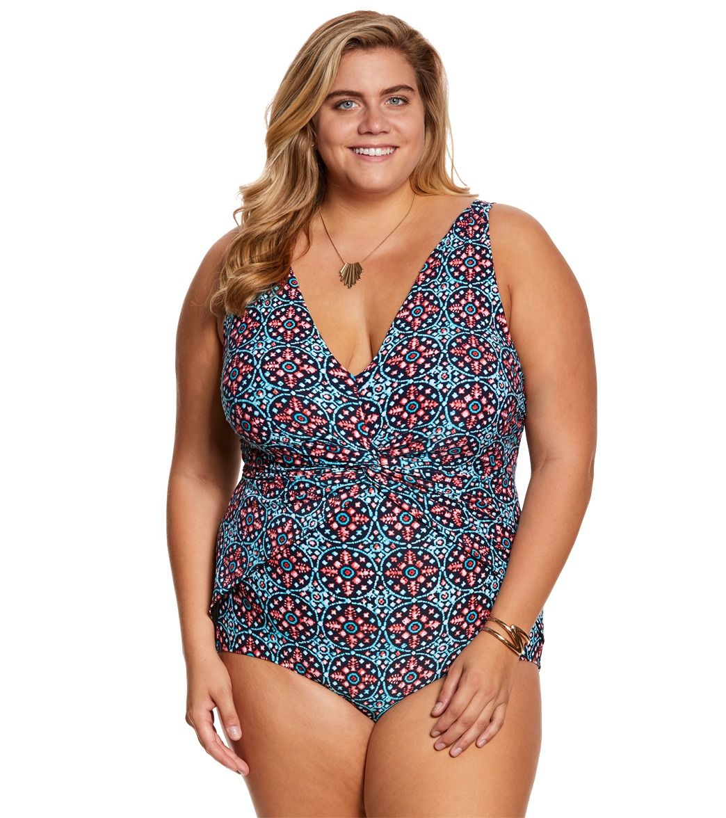 knotted onepiece swimsuit